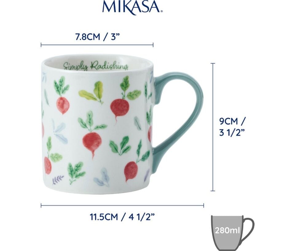 Fine China 280ML Düz Taraflı Kupa Turp