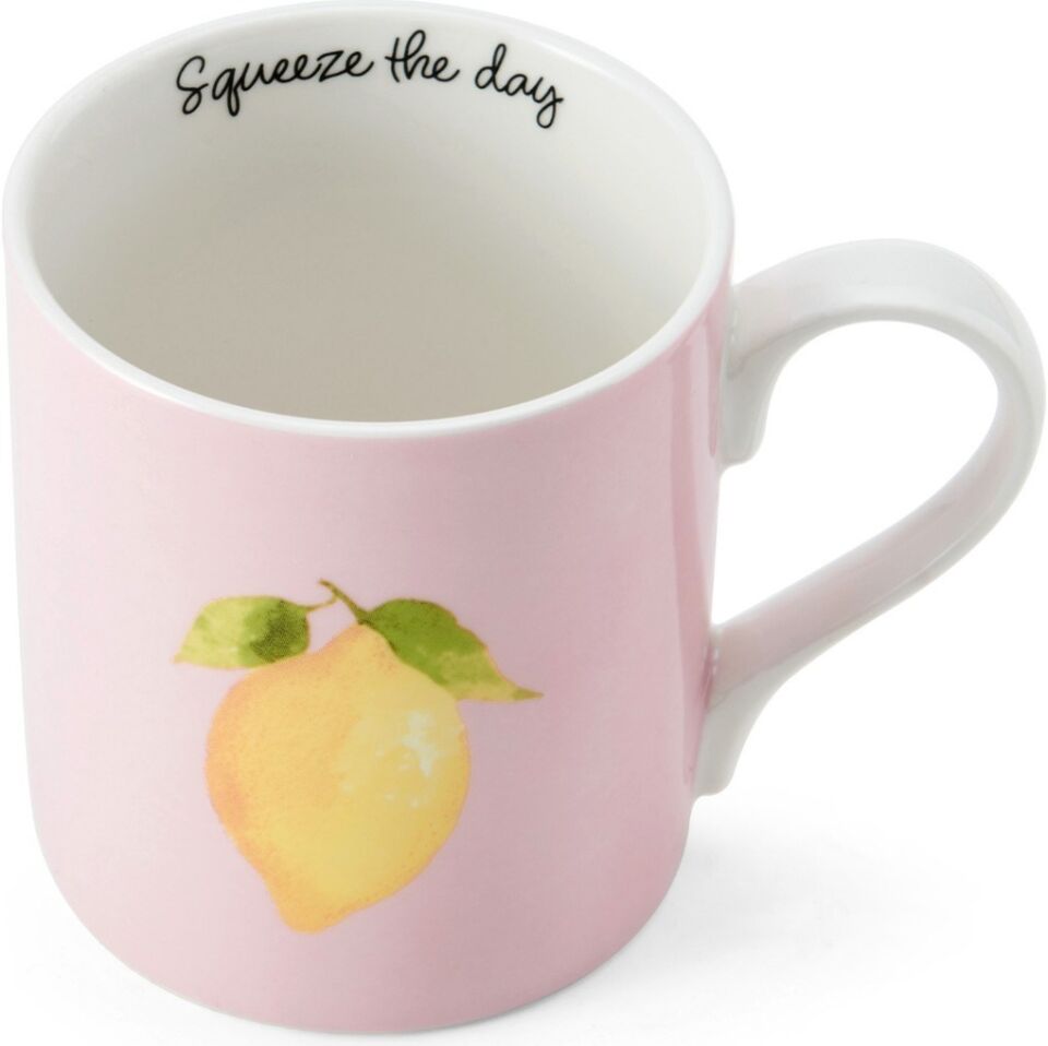 Fine China 280ML Düz Taraflı Kupa Limon