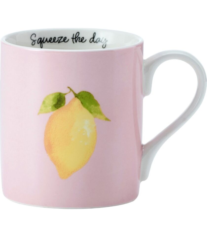 Fine China 280ML Düz Taraflı Kupa Limon