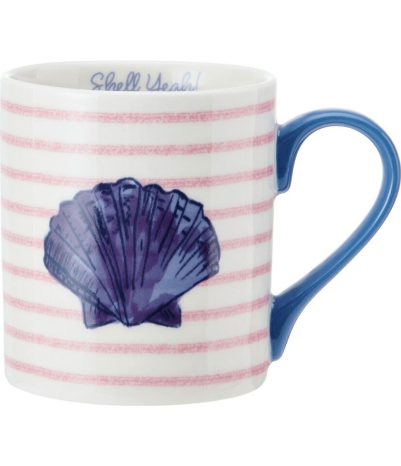 Fine China 280ML Düz Taraflı Kupa Deniz Kabuğu