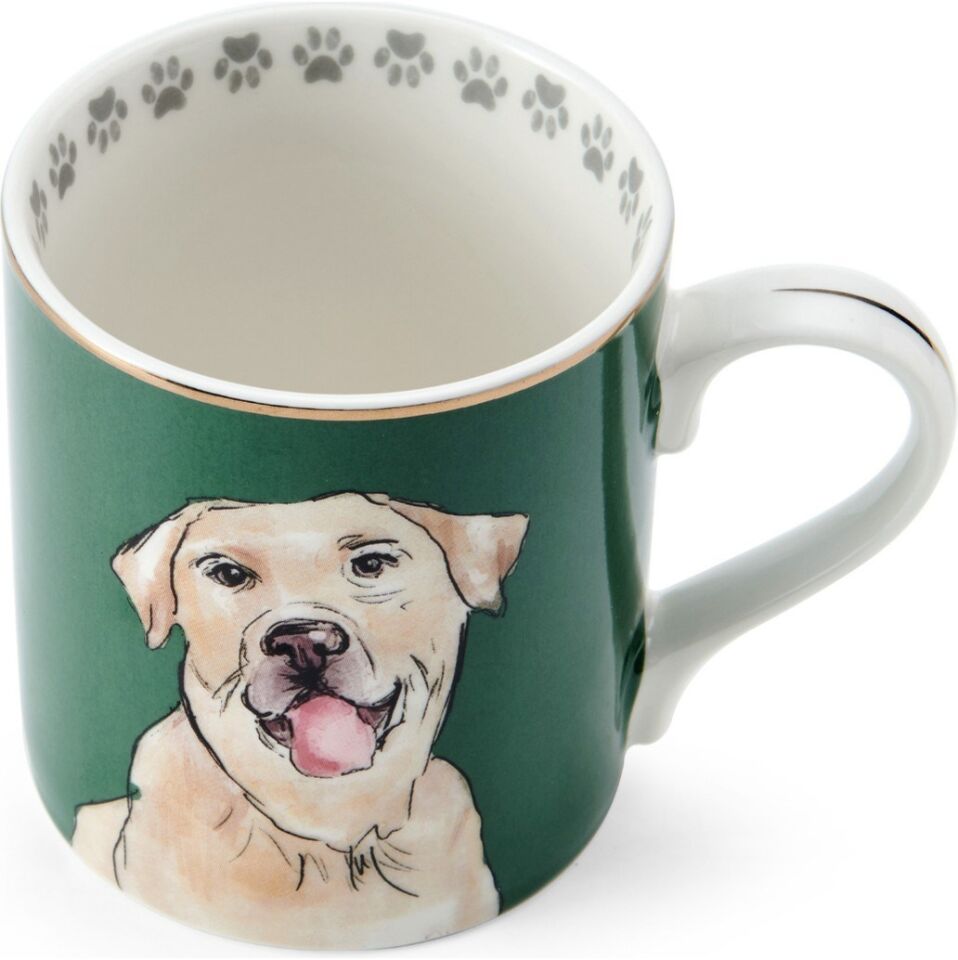 Fine China 280ML Düz Taraflı Kupa Labrador