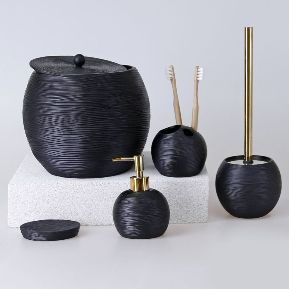 Selim Planet Banyo Seti Siyah