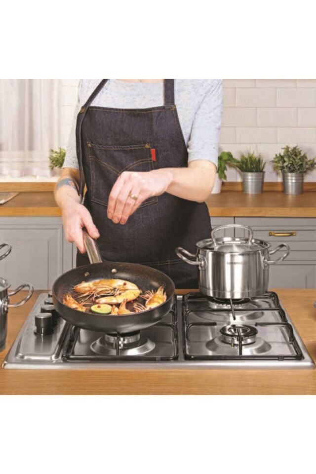 Korkmaz  Proline 16x7.5 cm Kısa Tencere