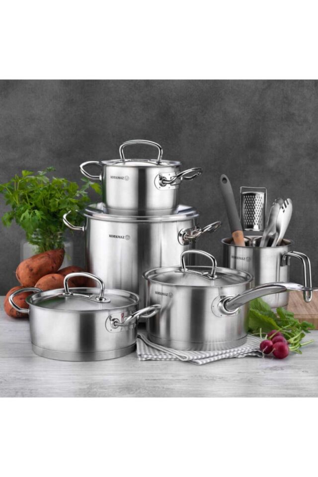 Korkmaz  Proline 16x7.5 cm Kısa Tencere