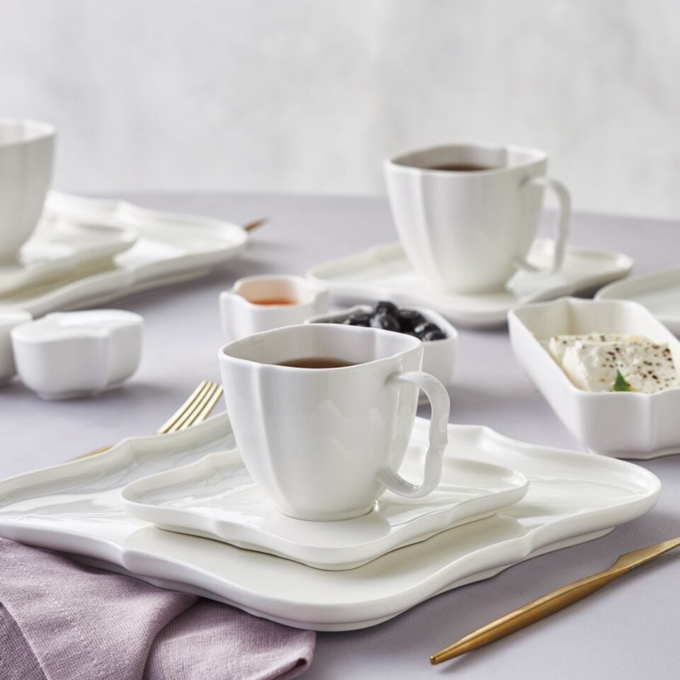 Karaca Vintage New Bone 29 Parça 6 Kişilik Kahvaltı Servis Seti