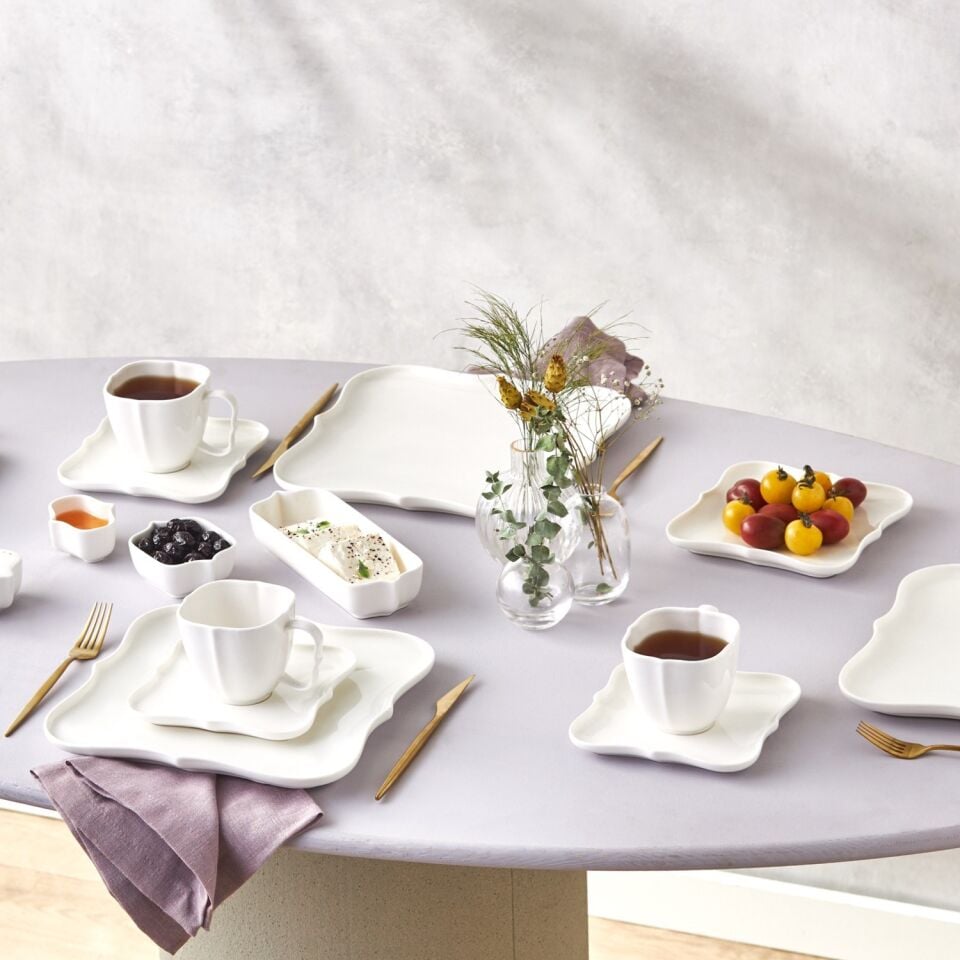 Karaca Vintage New Bone 29 Parça 6 Kişilik Kahvaltı Servis Seti