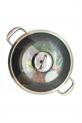 Leggno MST2828ST28BK Master Tıtanıum Sığ Tencere Siyah 28cm