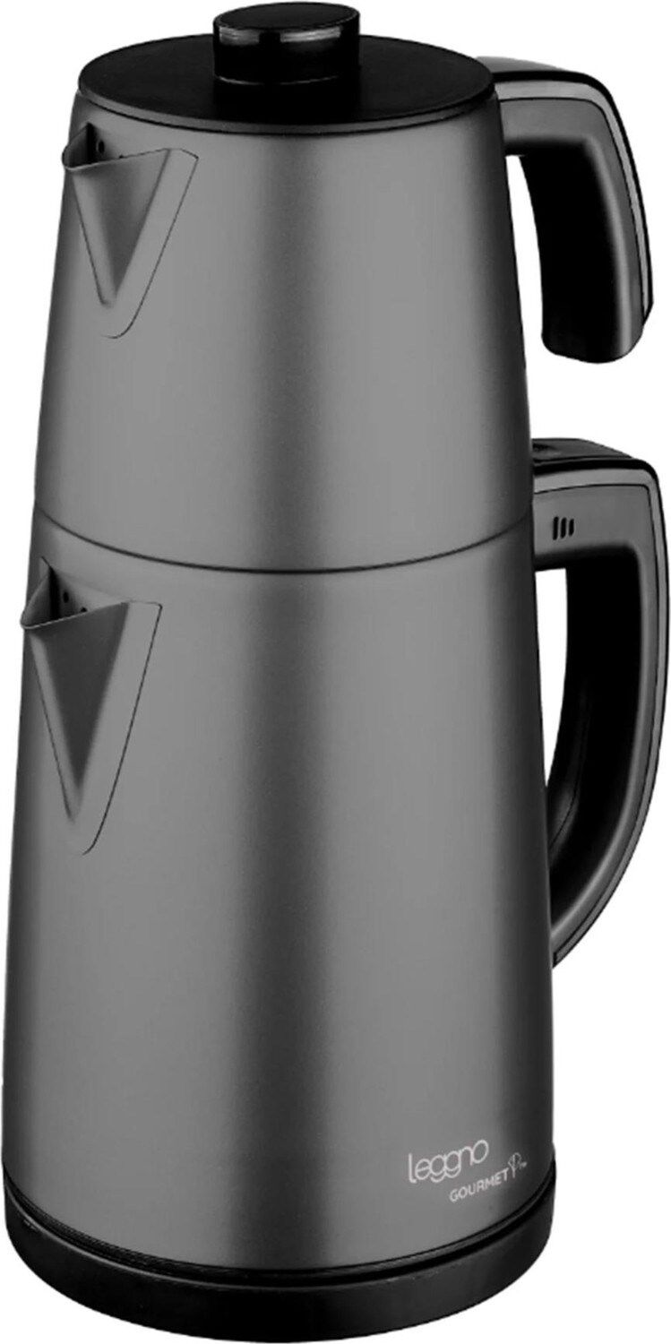 Leggno Gourmet Pro Çay Makinası Siyah