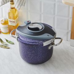 Karaca Biogranit Steel Plus Düdüklü Tencere Mor 6 Lt