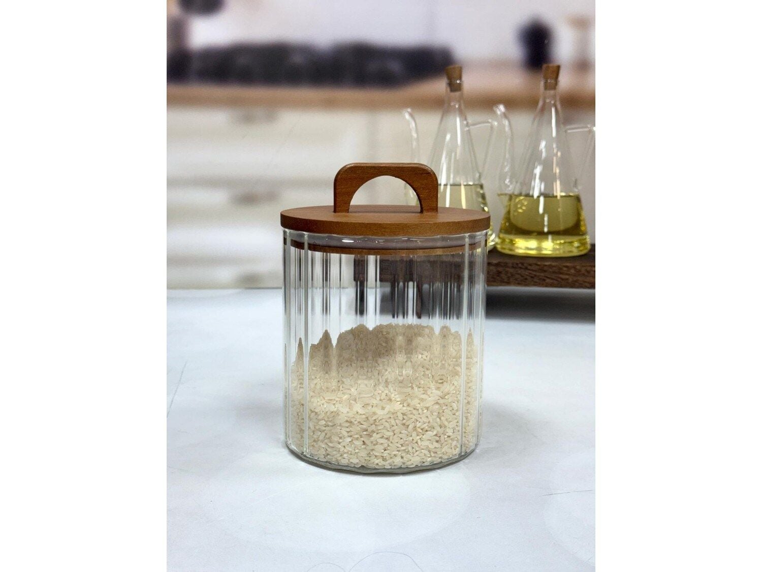 Mien Akasya Kapak Cam Kavanoz 1750 ml