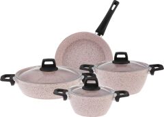 Emsan Oasis-S Lavander 7 Parça Granit Tencere Seti