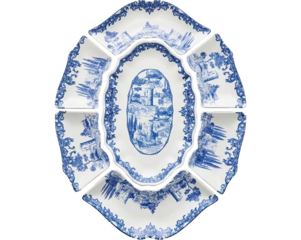 Florence Melamin 7 Parça Meze Seti