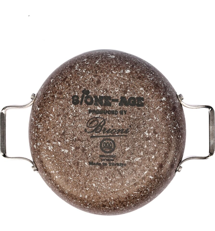 Stone-Age Terra 22 cm Çizilmez Yanmaz Yapışmaz Indüksiyonlu Sahan