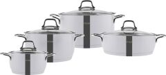 Emsan Valeria 8 Parça Çelik Tencere Seti