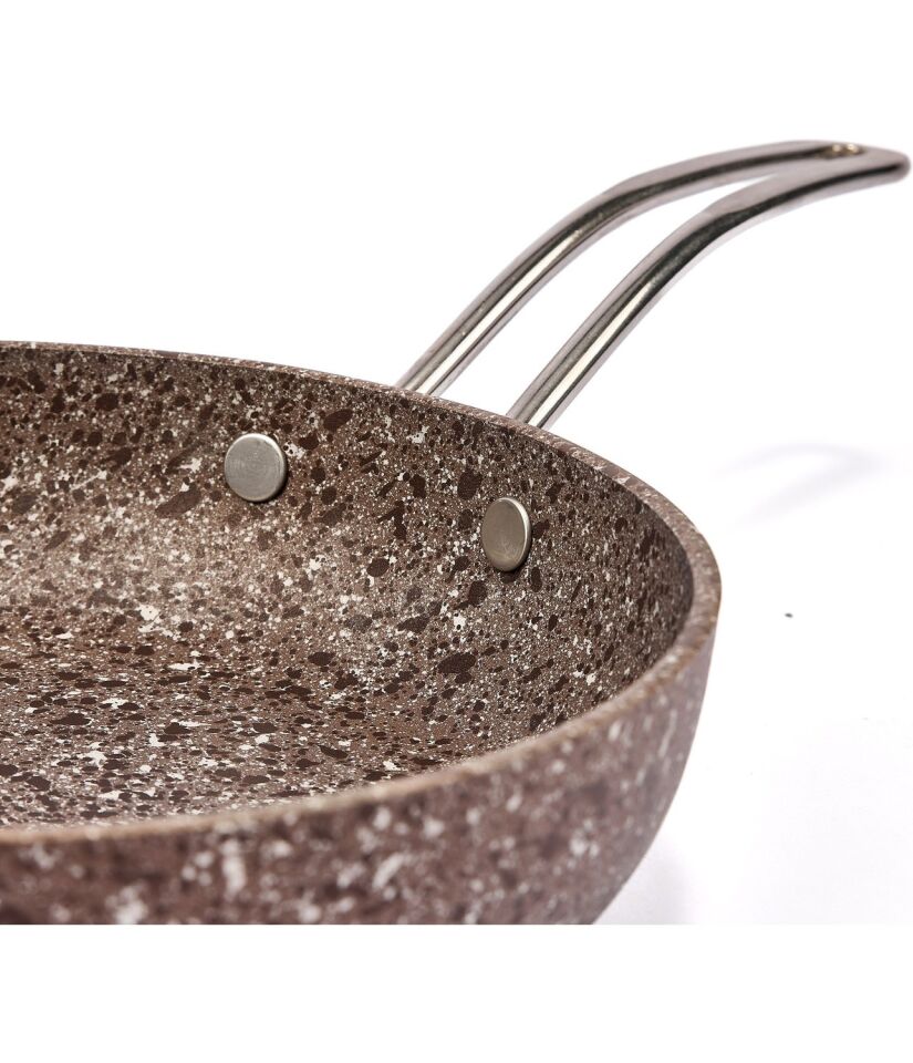 Stone-Age Terra 26 cm Çizilmez Yanmaz Yapışmaz Indüksiyonlu Tava