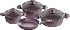 Porland Santino Lila Tencere Takımı 7 Parça