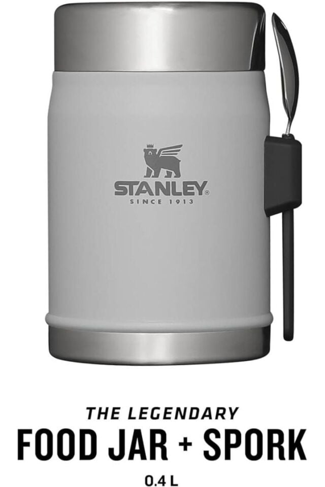 Stanley Classic Legendary Yemek Termosu Kaşıklı 0,4 L Gri