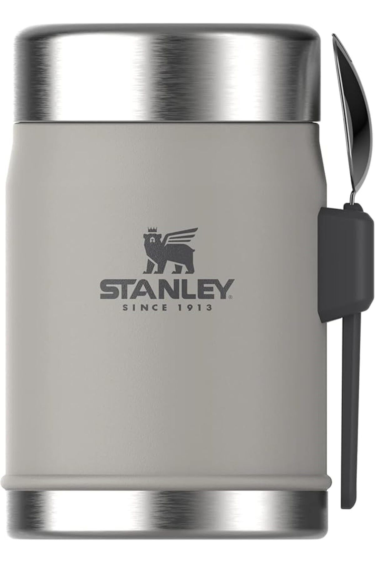 Stanley Classic Legendary Yemek Termosu Kaşıklı 0,4 L Gri