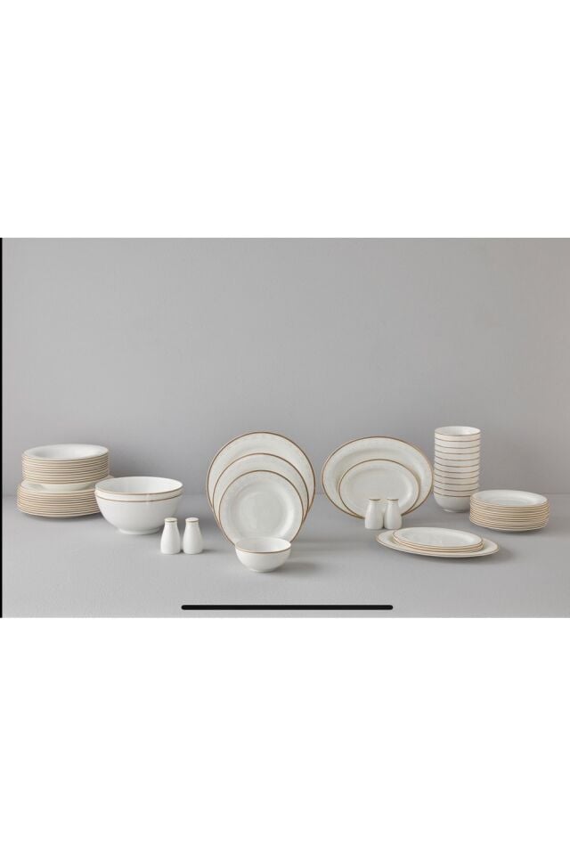 Monarch Gold 60 Parça 12 Kişilik Bone China Yemek Takımı