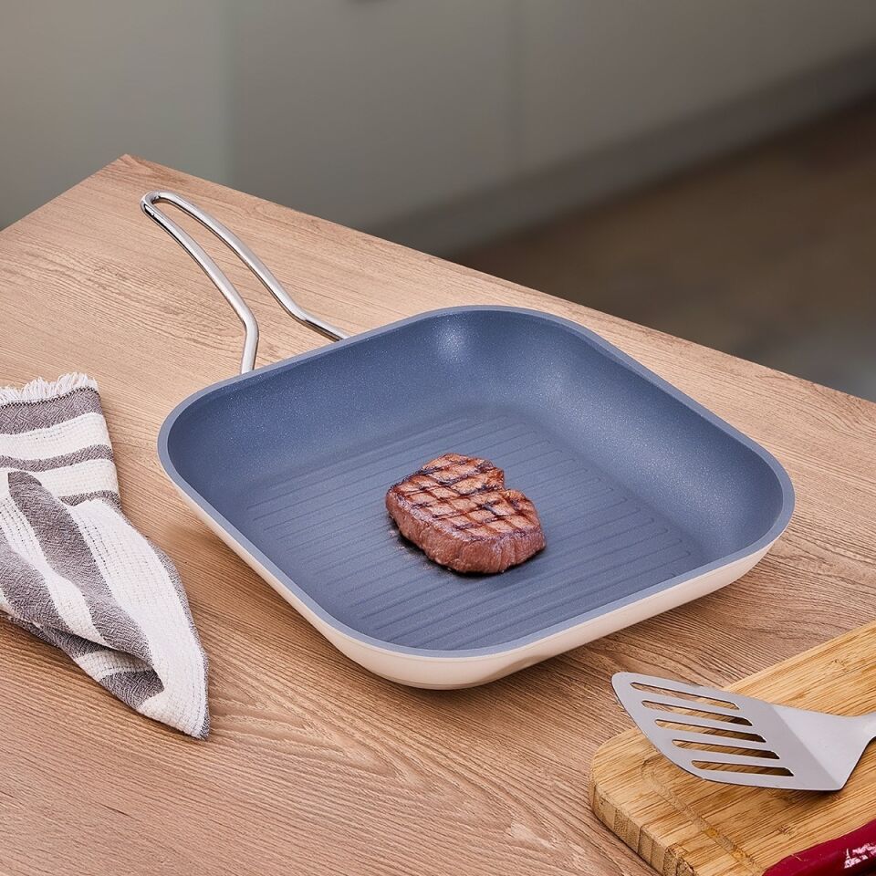 Colombus Crystal Metal Kulp Grill Tava - 28 Cm