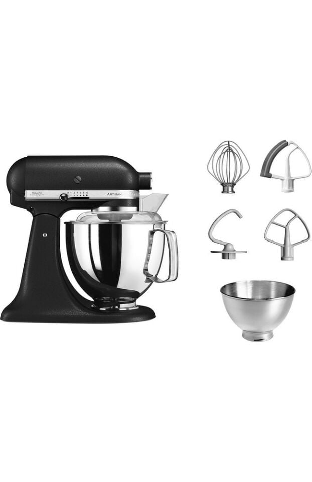 KitchenAid Artisan 4,8 L Stand Mikser 5KSM175PSEBK Cast Iron Black