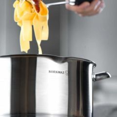 Korkmaz Steama 24x7 cm Kısa Tencere