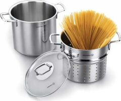 Korkmaz Perla 20x18 cm Spagetti Tencere Seti