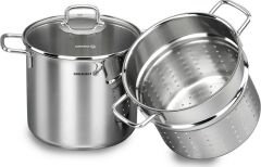 Korkmaz Perla 20x18 cm Spagetti Tencere Seti