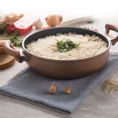 Nehir Titanium Gold 26 Cm Sığ Tencere