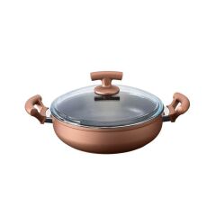 Nehir Titanium Gold 28 Cm Sığ Tencere