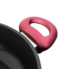 Nehir Titanium Derin Tencere 20 Cm Nar Çiçeği