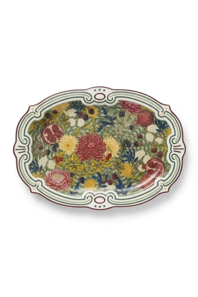 Nivara Melamin Oval Sunum Tabağı 50 cm