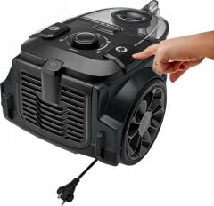 Karaca Vantuz High Force Shiny Black Toz Torbasız Elektrikli Süpürge