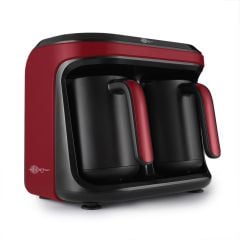 Karaca Hatır Hüp Düet Aroma Türk Kahve Makinesi Kırmızı 10 Fincan Kapasiteli