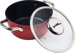 Leggno MDY2828DT20RD Master Daily 20 cm Tencere Metalik Kırmızı
