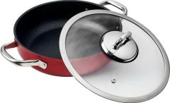 Leggno MDY2828ST28RD Master Daily 28 cm Sığ Tencere Metalik Kırmızı