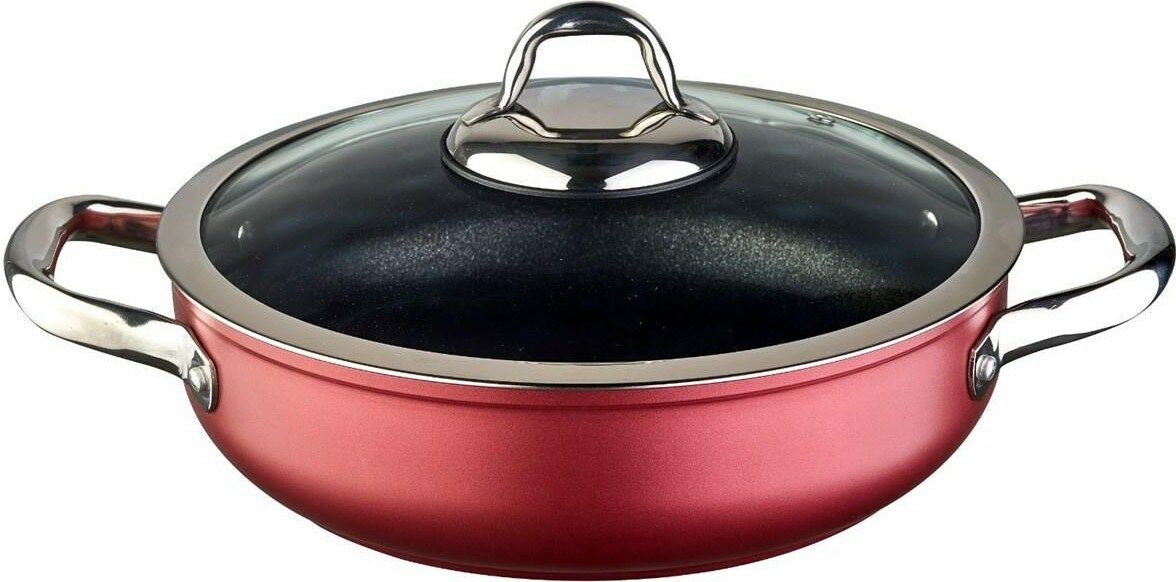 Leggno MDY2828ST28RD Master Daily 28 cm Sığ Tencere Metalik Kırmızı