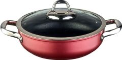 Leggno MDY2828ST28RD Master Daily 28 cm Sığ Tencere Metalik Kırmızı