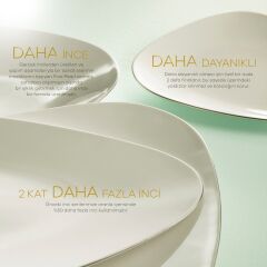 Karaca Fine Pearl Extra Chanak Gold 62 Parça 12 Kişilik İnci Yemek Takımı