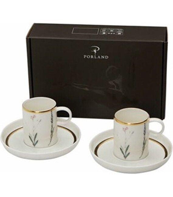 Porland Botanical  Kahve Takımı 85 ml 2'li