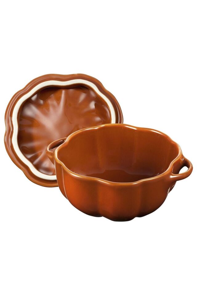 Staub Ceramic Cocotte Tarçın Balkabağı Tencere 12 Cm 500 Ml