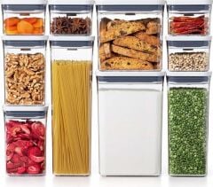 Oxo Pop Container Saklama Kabı Orta /Orta Boy Dikdörtgen 2,6 Lt