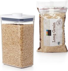 Oxo Pop Container Saklama Kabı Orta /Orta Boy Dikdörtgen 2,6 Lt