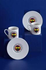 Neva N3418 Fenerbahçe Lisanslı Arma Logo 2'li Kahve Fincan Takımı