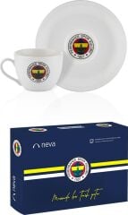 Neva N3424 Fenerbahçe Lisanslı Arma Logo 2'li Çay Fincan Takımı