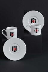 Neva N3422 Beşiktaş Lisanslı Arma Logo 2'li Kahve Fincan Takımı