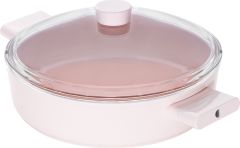 Emsan Swiss Crystal Karnıyarık Tenceresi Pembe 22 cm