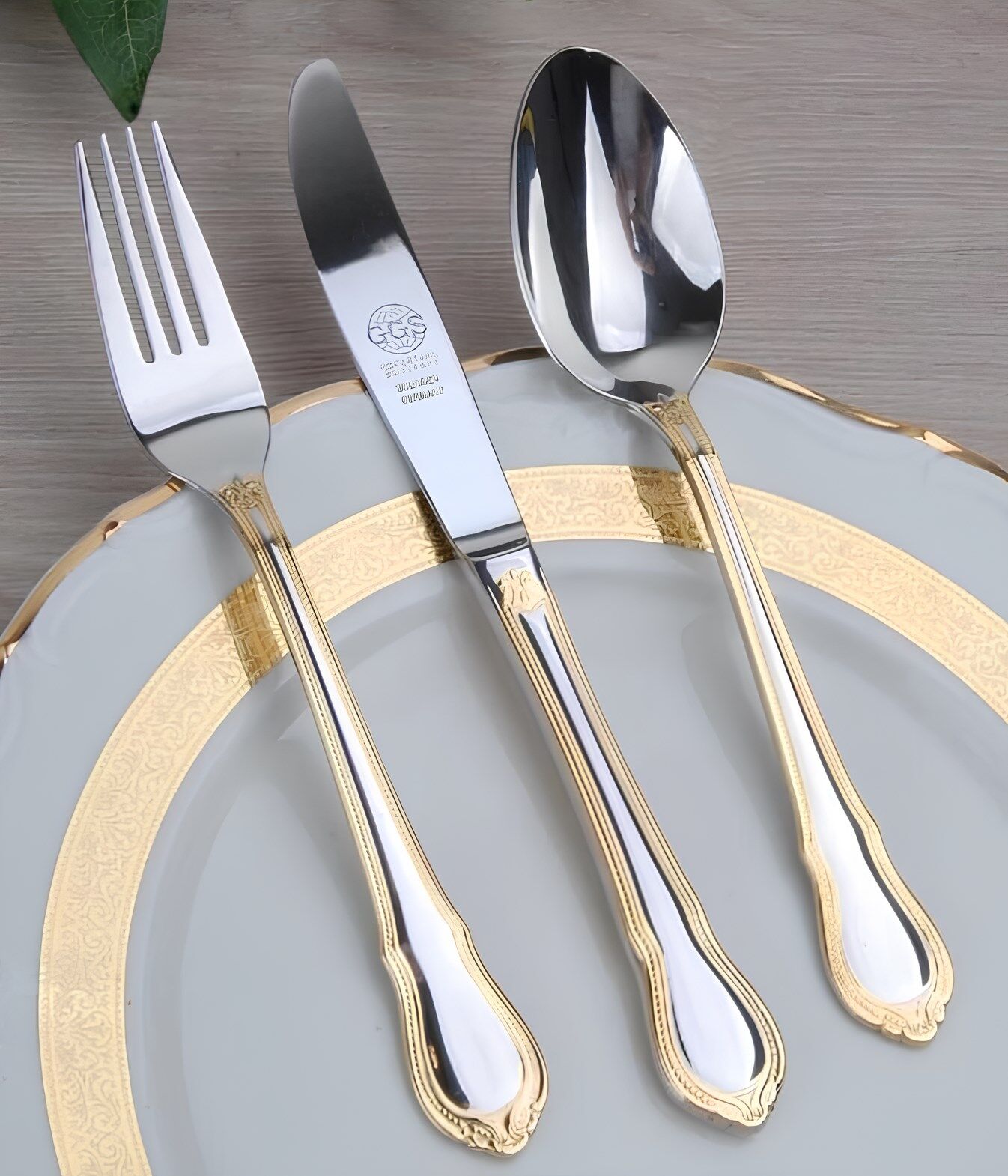 Rebeka Parlak Altın 96 Parça Set