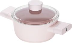 Emsan Swiss Crystal Derin Tencere- Pembe 16 cm