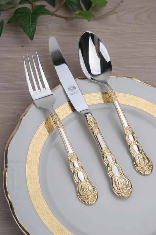 Danıela Parlak Altın 96 Parça Set